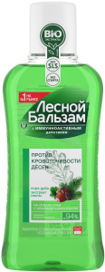Ополаскиватель для полости рта Лесной Бальзам Кора дуба и экстракт пихты против кровоточивости десен 4600702084566