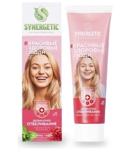 Зубная паста Деликатное отбеливание Synergetic 100 г 4640020877013