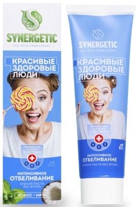 Зубная паста Интенсивное отбеливание Synergetic 100 г 4640020877037