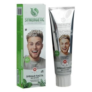 Зубная паста Комплексное укрепление Synergetic 100 г 4607971450788
