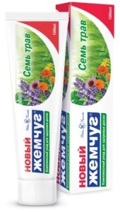 Зубная паста Новый Жемчуг Семь трав 100 мл 4600697171272