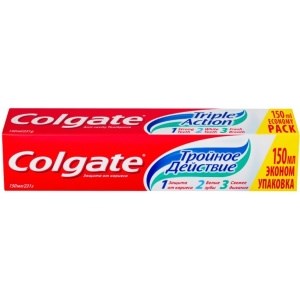 Зубная паста Colgate Тройное действие Натуральная мята 150 мл 6920354806926