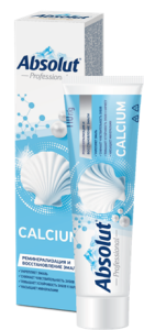 Зубная паста "ABSOLUT" Calcium Реминерализация и восстановление эмали, 110 г 4601313024590
