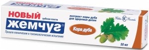 Зубная паста Новый Жемчуг Кора дуба Здоровье десен 50 мл 4600697174266