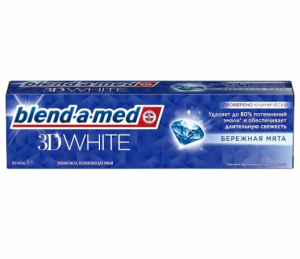 Бленд-а-мед 100мл 3D White Бережная мята                 *6*24 5000174379495