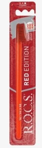 Зубная щетка R.O.C.S.  RED Edition Classic" средняя 4607152730494