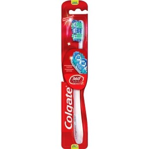 Зубная щетка Colgate 360 Optic White средняя жесткость 4606144007552