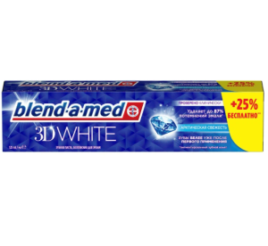 Бленд-а-мед 125мл  3D White Арктическая Свежесть 5410076475834