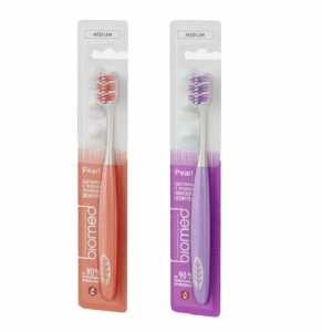 Биомед  зубная щетка  WHITE сред 7640340650393