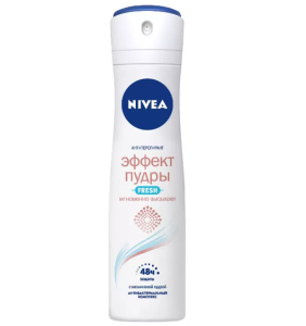 Дезодорант-антиперспирант NIVEA Fresh эффект пудры спрей, 150 мл 4605698000071
