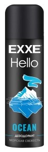EXXE  Hello ЖЕН. Дезодорант  OCEAN, СПРЕЙ 150 мл 4620739984585
