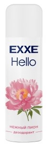 EXXE  Hello ЖЕН. Дезодорант     "Нежный пион" СПРЕЙ  150 мл 4620739984592
