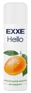 EXXE  Hello ЖЕН. Дезодорант      "Роскошное манго",СПРЕЙ  150 мл 4620739984608