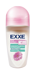 EXXE ЖЕН.  Дезодорант Silk effect Нежность шёлка, РОЛИК 50 мл 4620739981669