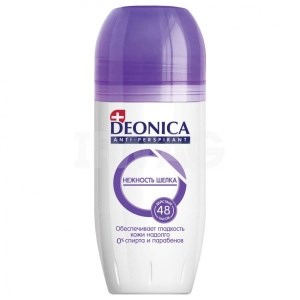 Дезодорант-антиперспирант шариковый Deonica Нежность шелка, 50мл 4600104035111