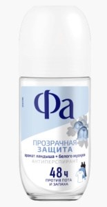Дезодорант роликовый Фа Прозрачная защита 50 мл 4605966004596