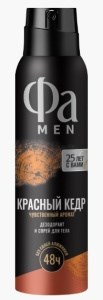 Дезодорант-антиперспирант спрей Fa Men Red Cedarwood  150 мл 4015100713565