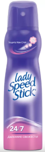 Дезодорант спрей Lady Speed stick 24/7 Дыхание свежести 150 мл 8003520023087