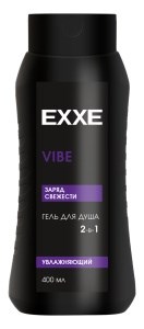 EXXE MEN Мужской гель для душа 2в1 "Увлажняющий" VIBE, 400 мл 4620739981447