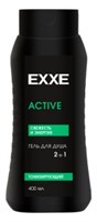 EXXE MEN Мужской гель для душа 2в1 ACTIVE Тонизирующий, 400 мл 4620739986275
