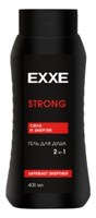 EXXE Гель для душа   МУЖ. 2в1 STRONG Сила и Энергия, 400 мл 4620739986268