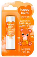 HAPPY BALM  Детский бальзам для губ Медовое Счастье 3,6гр 4610117641186