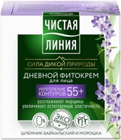 Крем для лица Чистая Дневной Шлемник и морошка 55+ 45 мл 4600702092486
