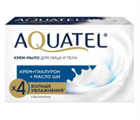 Aquatel Крем-мыло твердое  классическое, 90 г в пачке 4601313020301