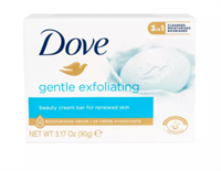 DOVE   90 г   Крем - мыло Gentle Exfoliating (Нежное отшелушивание) 8717163607268