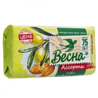 ВЕСНА Ассорти Олива и миндальное молочко 90г мыло 4601313011408