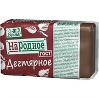 ВЕСНА Народное ГОСТ (дегтярное) в пленке 140г 4601313011880