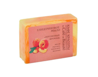 КАФЕ КРАСОТЫ le Cafe de Beaute Мыло глицериновое Персиковый фромаж 100гр 4620762085655