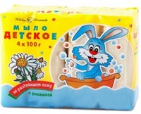 Мыло Невская Косметика Детское 4 штуки по 100 г 4600697101521