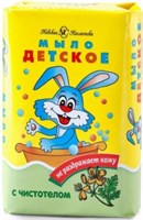 Мыло туалетное Невская Косметика Детское с чистотелом 90 г 4600697101583