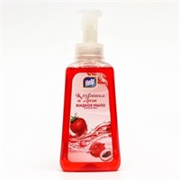 Жидкое мыло “Help” с пенным  дозатором  Клубника и личи 500 мл. 4605845011752