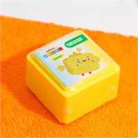 Кубик бурлящий для ванны детский FABRIK Банан Четверо в кубе 90 г 4631154087928