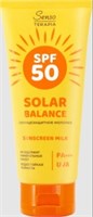 Молочко для тела «SOLAR BALANCE» солнцезащитное SPF50,  150мл 4650212708452