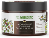 Скраб для тела Synergetic  тонус и упругость Кофе и зеленый лайм, кофейный 300 мл 4607971452676