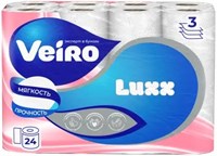 Veiro бумага туалетная Luxoria  3сл. 24шт. Белая 4670024937093