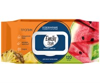 Emily Style ВЫГОДНО влажные салфетки Tropic с крышкой 120шт (М) С0008172