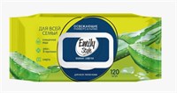 Emily Style влажные салфетки УНИВЕРСАЛЬНЫЕ ДЛЯ ВСЕЙ СЕМЬИ АЛОЭ с крышкой 120шт (М) С0008171