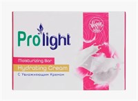 Мыло туалетное PROLIGHT С увлажняющим кремом, 80 гр. (картонная коробка) ББ01633