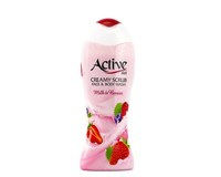 ACTIVE ИРАН / Гель-скраб кремовый для душа 