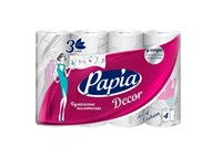 Бум.полотенца PAPIA DECOR 3сл/4рул./7бл. в уп. ББ01356