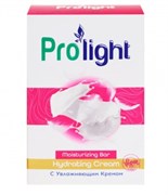 Мыло туалетное PROLIGHT С увлажняющим кремом, 80 гр. (картонная коробка) 27162