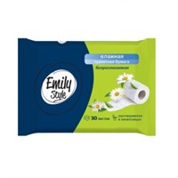 Бумага туалетная влажная Emily Style растворяющаяся 30шт 4620739976078
