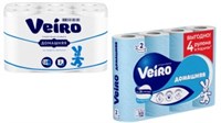 Туалетная бумага Veiro Домашняя Белая 2 слоя 12 рулонов 4670024930186