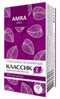 Бумажные платочки AMRA Классик 2-слойные 10 штук 4607016284576