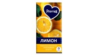 PREMIAL Платочки бумажные трехслойные белые с ароматом лимона 4640072351981
