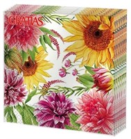 Салфетки бумажные Gratias Цветение в саду 33х33 см 3 слоя 20 штук 4680004094722